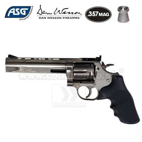 Airgun Revolver Dan Wesson 715 6 Steel Grey Co2 4 5mm Commando Sk