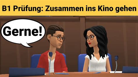 Mündliche Prüfung Deutsch B1 Gemeinsam etwas planen Dialog sprechen