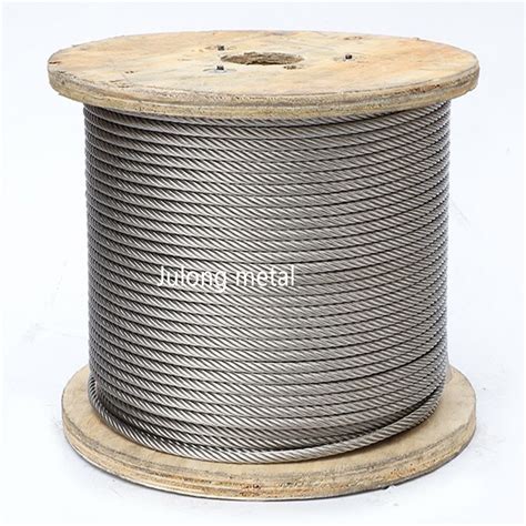 Ungalvanized Steel Rope 19X7 8mm With 1770MPa Tensile Strength China