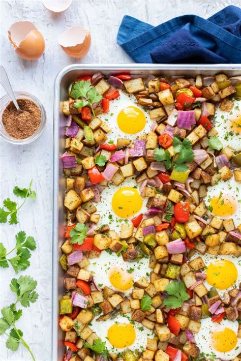 Sheet Pan Breakfast Potato Hash Evolving Table