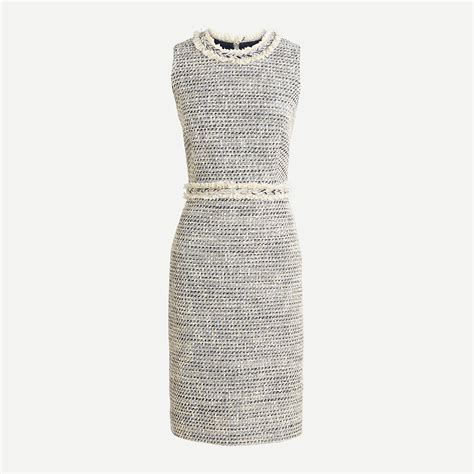 Shop Jcrew For The Sheath Dress In Speckled Tweed For Women Find The