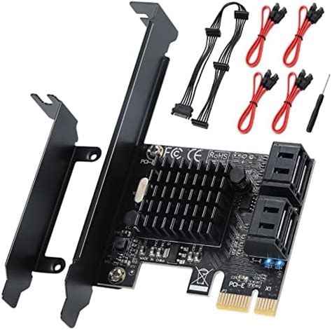 Amazon Sata Expansion Card Ports Sata Pcie Card Gbps Pci