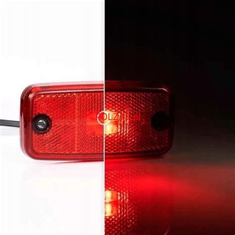 Lampa Led Obrysowa V V Czerwona Obrys Wka Tylna Actros Atego Axor