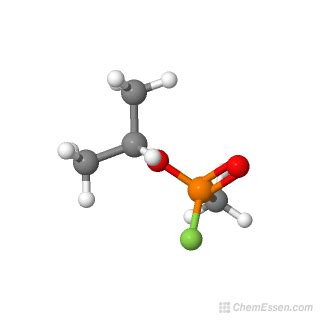 Sarin, (+)- Structure - C4H10FO2P - Over 100 million chemical compounds ...