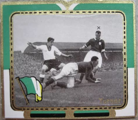 SAMMELBILD KÖNIG FUSSBALL 1938 Turner Folny Lehner Irland gegen