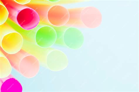 Free Photo Close Up Drinking Straw Texture