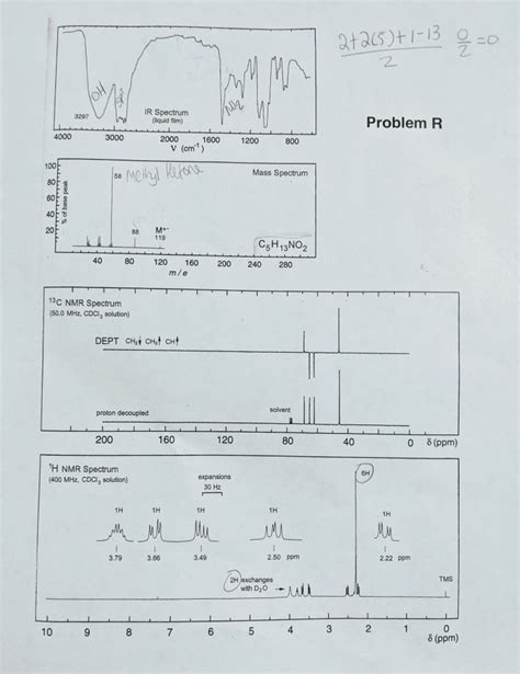 Solved C Spectroscopy Problem Set Answer Sheet For Chegg