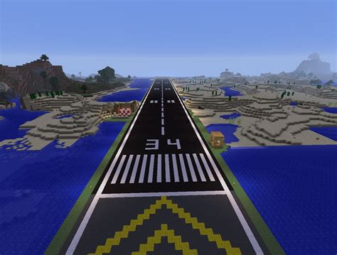 Grasmere International Airport - Runway 98/34 Minecraft Map