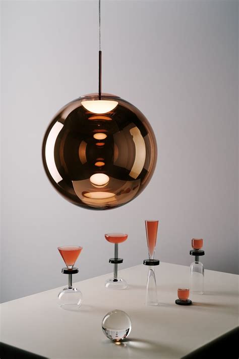 Tom Dixons Globe Pendant In Copper