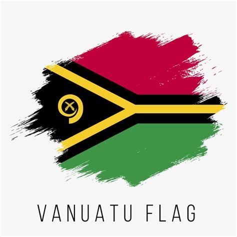 Premium Vector | Vanuatu vector flag. vanuatu flag for independence day ...