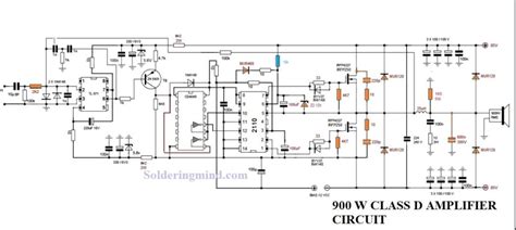 900w Class D Next Generation Power Amplifier Class D Amplifier Circuit