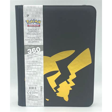 Ultra Pro Elite Series Pikachu 9 Pocket Zippered Pro Binder Fandom Trade