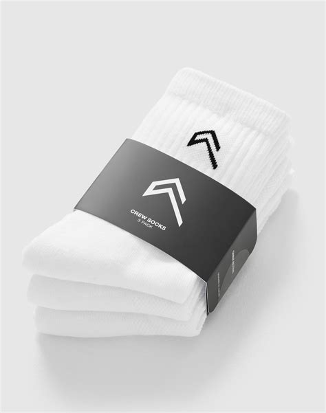 White Crew Socks Women's (3 Pack) Anti-Wicking | Oner Active US