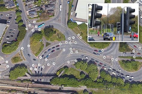 Monster roundabout with record 48 traffic lights is 'most confusing' in ...