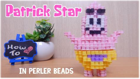 3d Perler Bead Tutorial Patrick Star Spongebob Squarepants Youtube