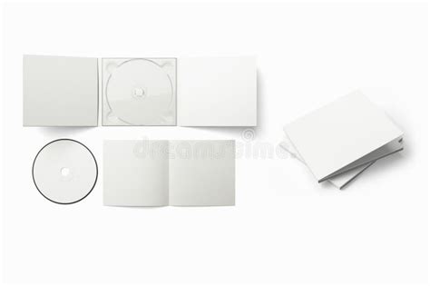 Blank CD And CD Case Mock Up Set Clipping Path Included For Easy