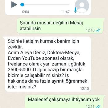 Whatsapp Tan Mad M Numaradan Gelen Mesajlar Ikayetvar