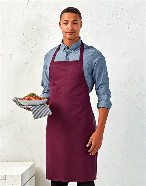 Premier Pr102 100 Cotton Apron Organic Certified