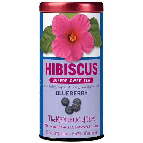 The Republic Of Tea Hibiscus Blueberry Tea Sur La Table