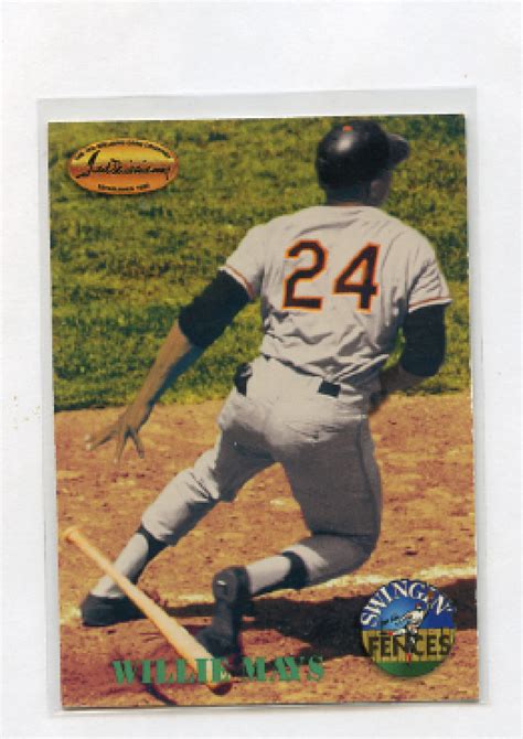 Ted Williams Card Co Swinging Fences Willie Mays Giants