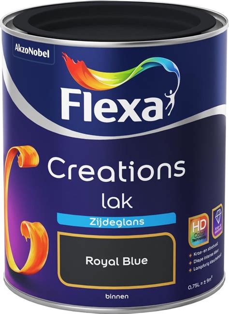 Flexa Creations Lak Zijdeglans Royal Blue Ml Bol