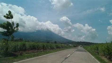 Driving Towards An Active Volcano Mount Kanlaon Canlaon Bacolod