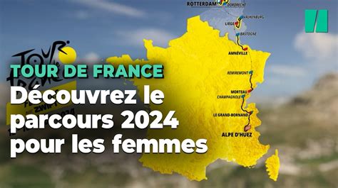 Le parcours du Tour de France Femmes 2024 en intégralité Vidéo