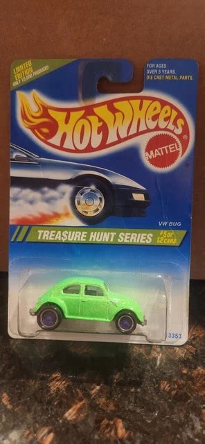 1995 HOT WHEELS Treasure Hunt Series VW BUG édition limitée 1 10 000 EUR 184 08 PicClick FR