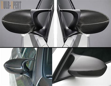 100 REAL VACUUMED DRY CARBON FIBER SIDE MIRROR COVER CAPS FOR BMW E92