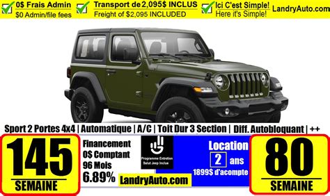 Total Imagen Jeep Wrangler Lease Deal Abzlocal Mx