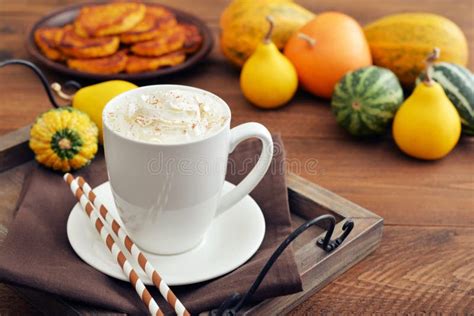 Pumpkin spice latte stock photo. Image of coffee, natural - 103921286