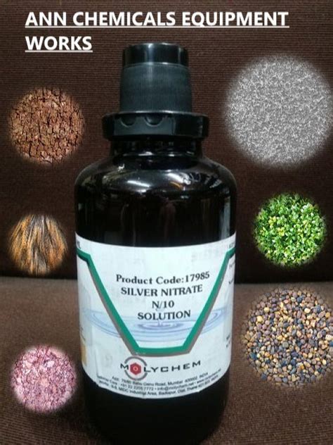 Silver Nitrate N Solution Normality Standard Solution At