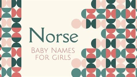 Norse Baby Names for Girls | MomsWhoThink.com