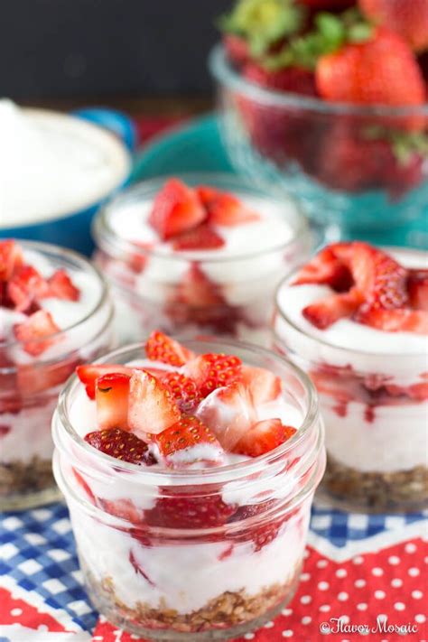 Strawberry Pretzel Dessert Mini Parfaits Are A Lightened Up Version Of