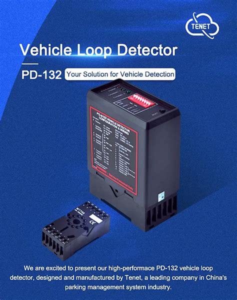 Tenet Traffic Control Pd 132 Vehicle Single Loop Detector For Park Lot