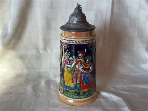 Vintage German Beer Stein - Etsy