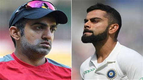 Virat Kohli Gautam Gambhir Relationship Team India Dressing Room Bcci