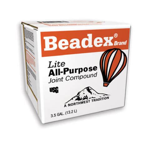 USG 385258 Joint Compound Beadex White All Purpose Lightweight 3 5 Gal