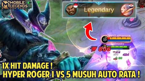 NEW PATCH GAMEPLAY ROGER SUPER AGGRESSIVE EMBLEM ITEM BUILD PALING