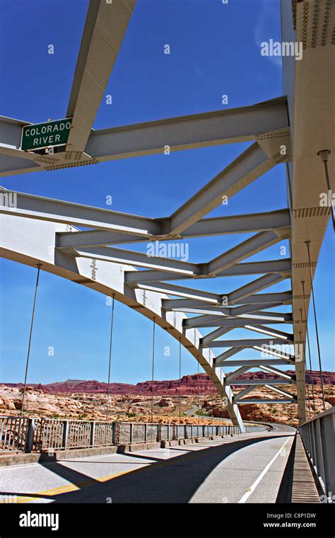 Colorado River Bridge, Utah Stock Photo - Alamy