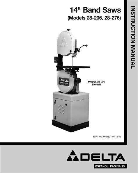 Delta 14 Inch Bandsaw Parts