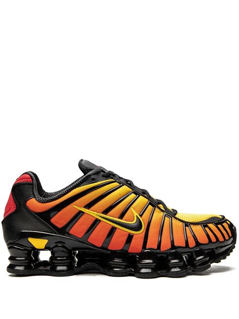 Nike Shox Tl Sunrise Sneakers Orange Farfetch Uk