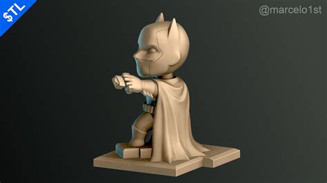 Batman The Cute Dark Knight 3D Model 3D Printable CGTrader