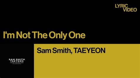 미쳐버린 조합 샘 스미스와 태연의 갓벽한 화음 샘 스미스 Sam Smith 태연 Taeyeon Im Not