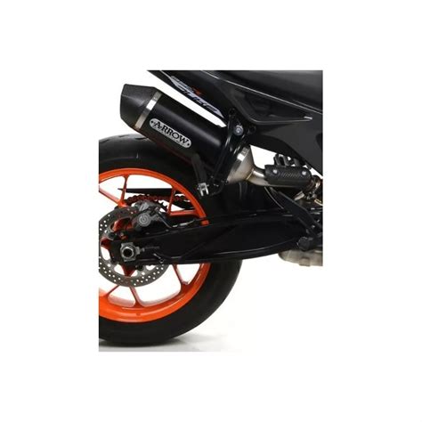 Silencieux RACE TECH ARROW 71890AKN Dark Aluminium Noir Pour KTM Duke