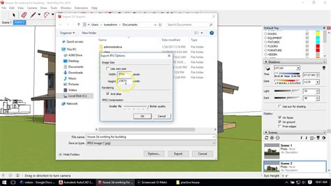 Exporting From Sketchup Youtube