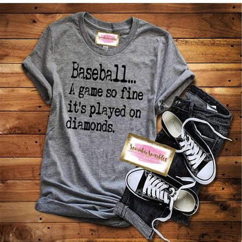 A Game So Fine Shirt Baseball Mom Shirts Funny Baseball Etsy Baseball Tshirts Baseball Mom