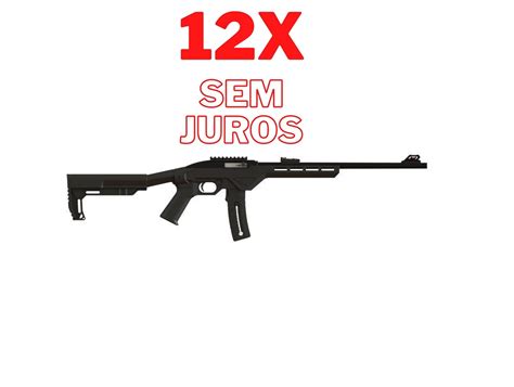 Rifle Cbc Semiautomático 7022 Tactical Calibre 22 Lr Cano 18 Coronha