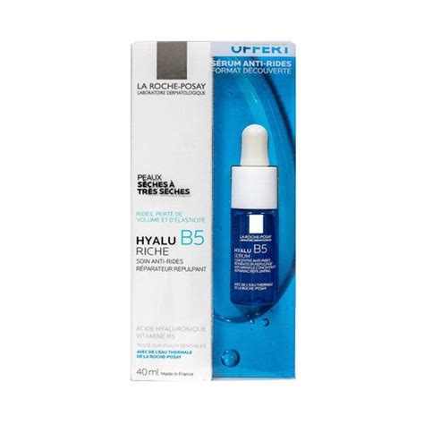 La Roche Posay Coffret Cr Me Anti Rides Acide Hyaluronique Riche Peaux