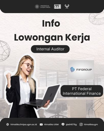 Info Lowongan Kerja Internal Auditor Himatika Ugm